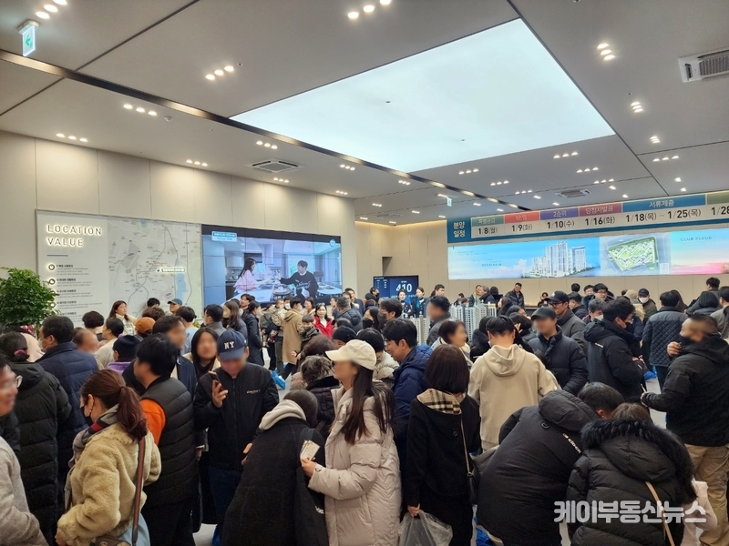 영통역자이 프라시엘 집객사진 / GS건설 제공
