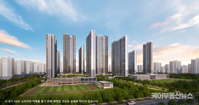'브레인시티 대광로제비앙 그랜드센텀’ 투시도