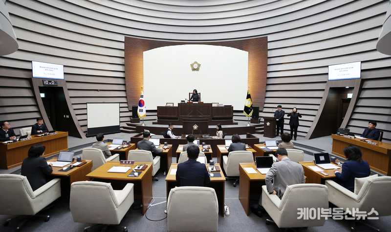 광주시의회 본회의장 모습 / 광주시의회 제공
