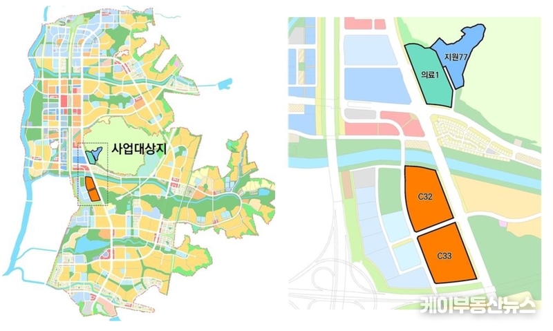 동탄2신도시 내 사업대상지(병원) / LH 제공
