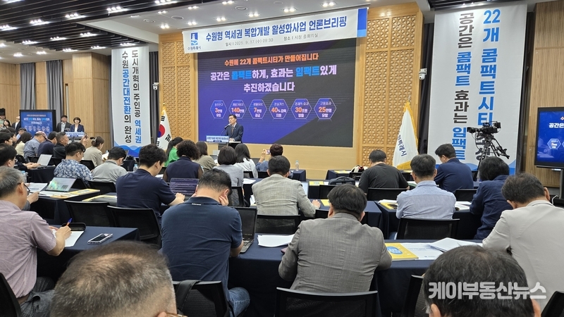 이 시장은 “개발이익을 합리적으로 환수하고 지역에 필요한 기반시설과 생활 SOC를 확보하겠다”고 밝혔다. / 김교민 기자 