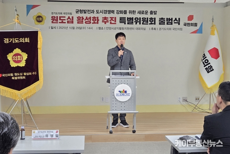 유영일 위원장은 “도시재생은 행정만으로 이룰 수 없다. 주민과 청년, 상인이 함께 숨 쉬는 도시를 만들어야 진짜 활성화가 된다”며 “위원회 차원에서 청년창업, 예술거리 조성, 공공 리모델링 사업을 연계해 안양의 원도심에 다시 생기를 불어넣겠다”고 밝혔다. / 김교민 기자