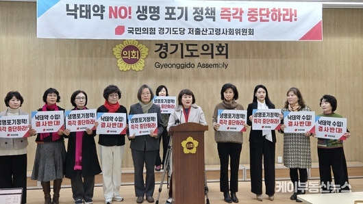국민의힘 경기도당 저출산고령사회위원회 “정부·식약처, 낙태약 수입·허가 시도 즉각 중단해야”