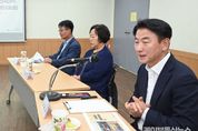 김동근 의정부시장, 신곡권역 현장 티타임 열고 주민과 소통