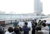성남시, 수내교 분당 방향 가설교량 설치 완료 …4차로 임시도로 개통