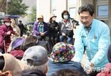 이상일 용인특례시장, 문화협회 푸드뱅크 격려 방문