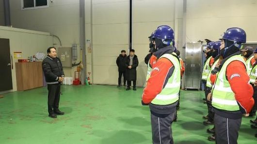 이권재 오산시장, 생활폐기물 수거 현장 방문…환경미화원 애로사항 청취