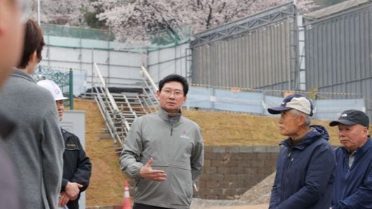 이상일 용인특례시장, 양지읍 아파트 신축공사 현장 점검...시공사 측에 주민 불편 해소 노력 당부