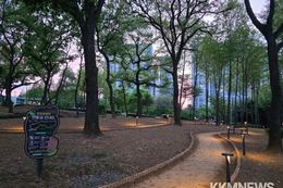 김포시, 맨발걷기길 조도 개선사업 준공