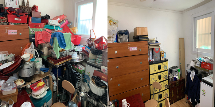 용인시 처인구 유림동, 주거 취약한 저소득 가정 2곳 환경개선(개선 전,후 사진 - 용인시 제공)