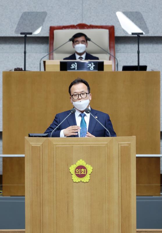 임창휘(더불어민주당, 광주2, 도시환경위원회) 경기도의회 의원, 경기도 균형발전을 위한 경기북도 설치 및 동부권 관리방안 촉구 도정질문