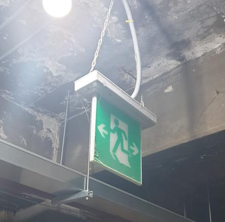 유도등_전원공급불량 (참고사진 - 경기도 제공)