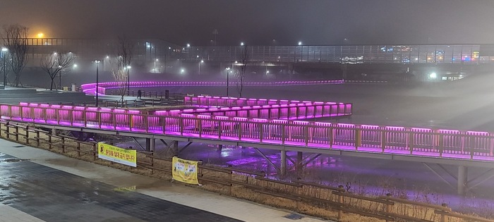 시흥시 은계호수공원 야경