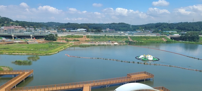 시흥시 은계호수공원 전경