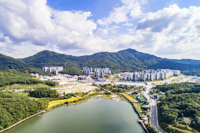 의왕 백운호수 전경