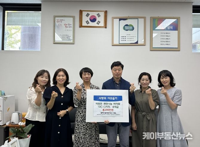 평택 시립어린이집 5개소, 사회적배려 청소년을 위한 기부