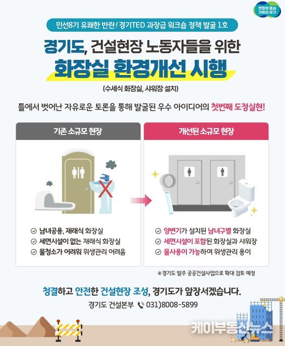 간이화장실 설치