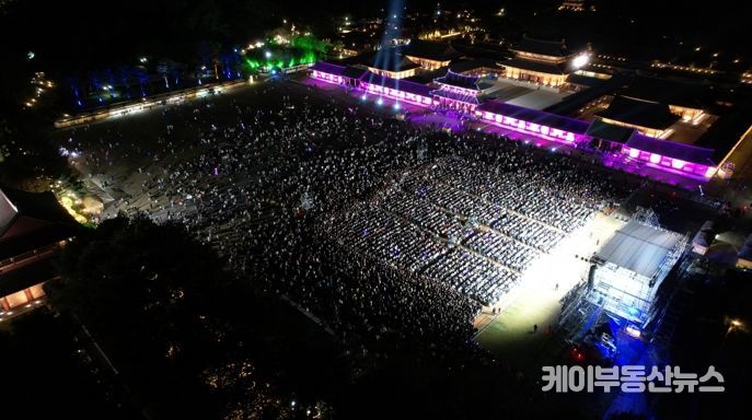 부여군 2023 대백제전 행사장 현장