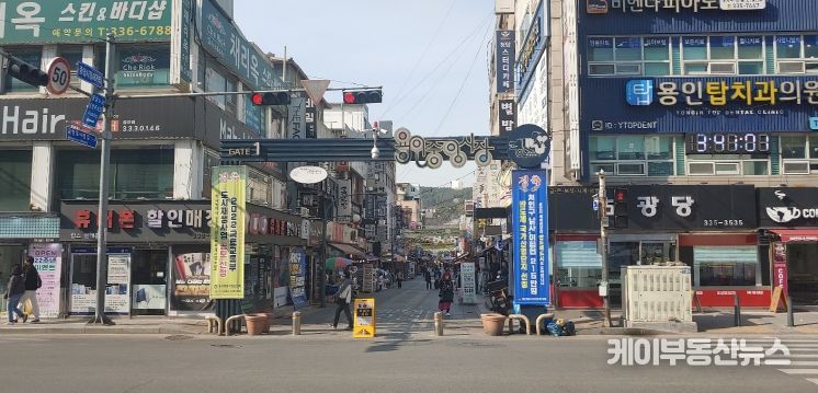 용인중앙시장 전경