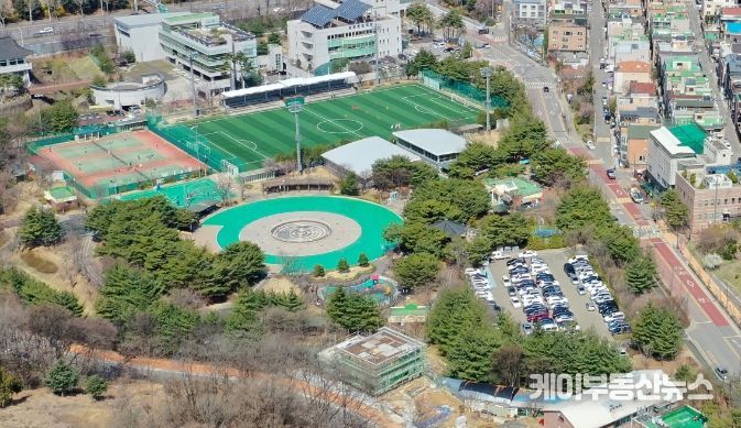 과천시 문원체육공원 전경