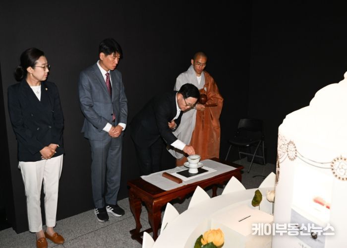 강수현 양주시장, ‘양주 회암사 사리친견 행사’ 개막 예불식 참석