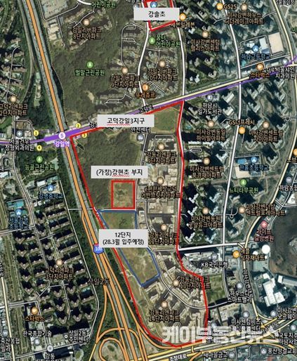 사업예정지 현황도