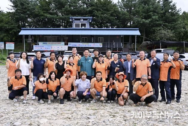 전진선 양평군수, 119시민수상구조대 초소 방문 격려 “물놀이 안전사고 예방 최선”