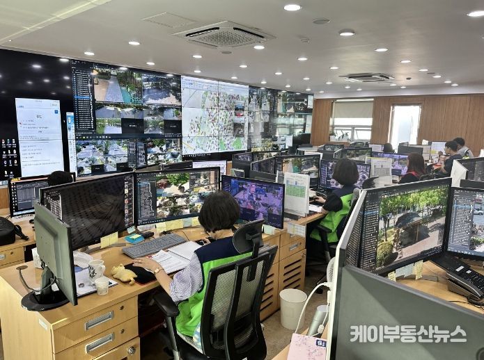 고양특례시 스마트안전센터 내부 전경