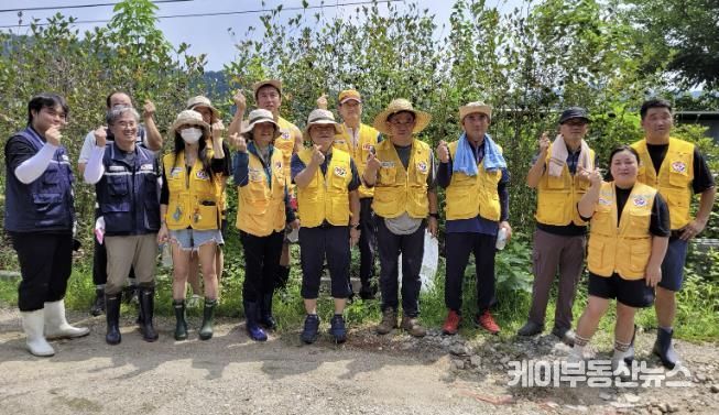 연천군 미산면, 호우 피해 주택 수해복구 일손 도와