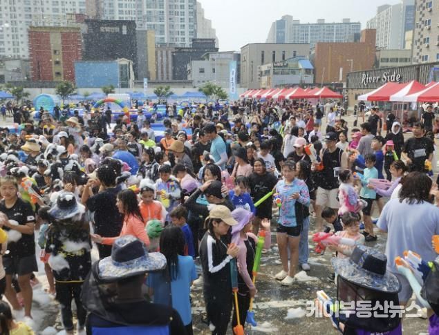 7월 13일 제4회 월곶 짠내나는 물총축제 현장