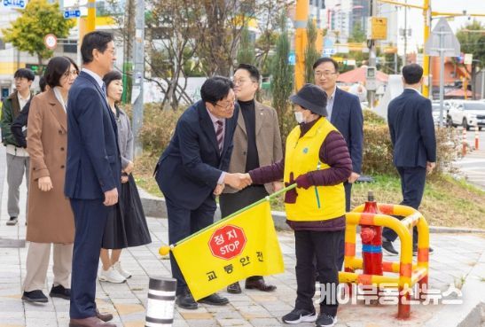 도성훈 인천광역시교육감, 신광초 주변 통학로 현장 점검