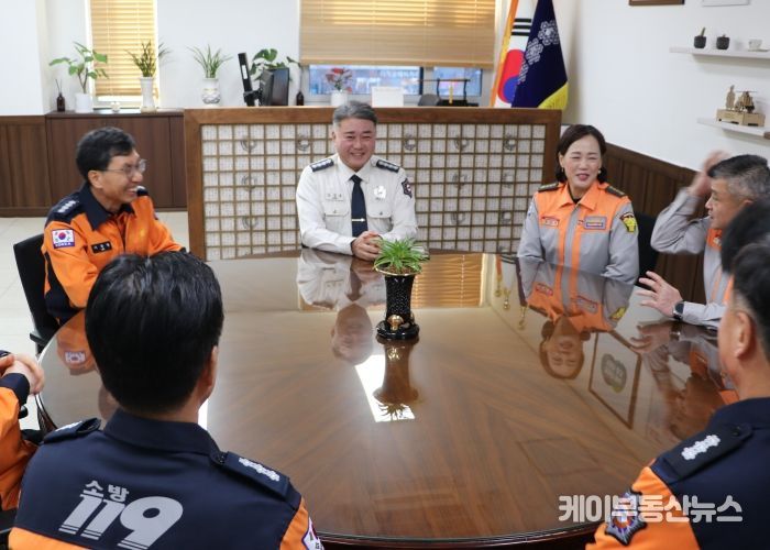 김정호 경기도의원, 광명소방서 1일 명예소방서장 위촉