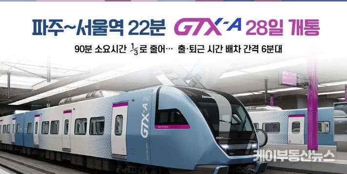 GTX타고 서울역까지 22분! … 파주시,‘교통혁명 GTX시대로 성큼(출처-국토교통부)