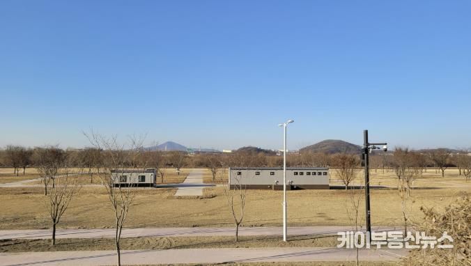 고양한강공원 잔디광장 조성 사업지