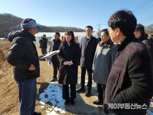 경기도의회 이인애 의원, 공릉천 지방하천정비사업 관련 현장 방문