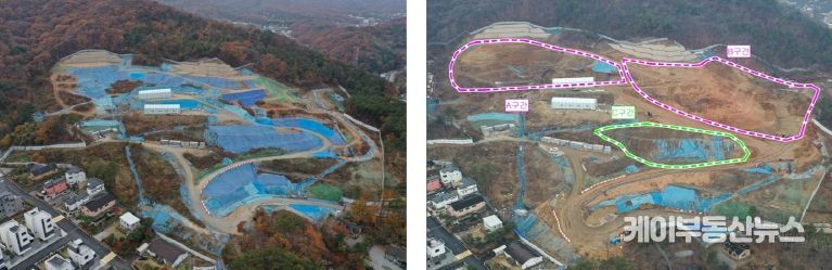 용인특례시, ‘고기동 노인복지주택’한시적 토사 반출 끝나…공사차량 운행 다시 제한