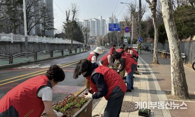 구리시 수택3동, 주민과 함께하는 봄꽃 가득한 마을만들기 추진