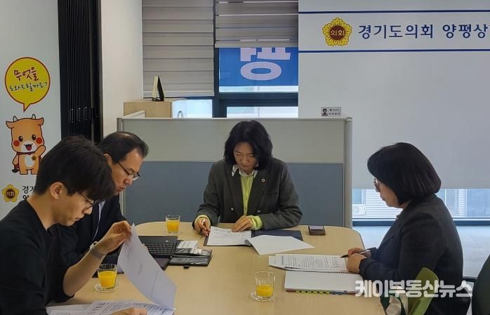 경기도의회 이혜원 의원, 제3차 경기도 지역균형발전사업 평가 및 성과사업 지원계획안 업무 보고 받아