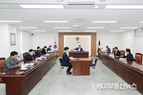 제254회 임시회 일정을 정하는 금천구의회 의회운영위원회