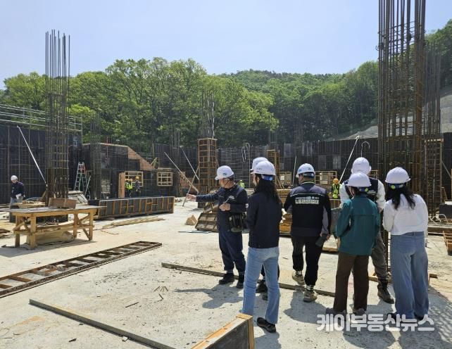 용인특례시 처인구 고림동 고등학교 신축공사 현장 점검 사진