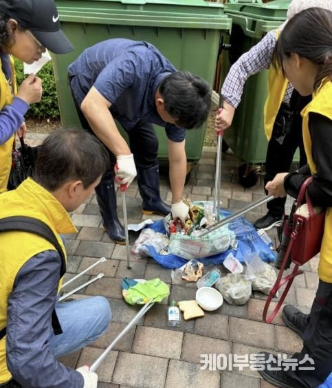 수원시 장안구 정자1동, 공동주택 종량제봉투 샘플링 실시