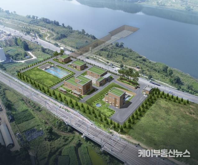 신원정수장 조감도