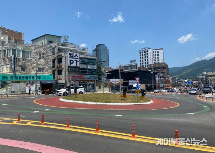 회전교차로 전경