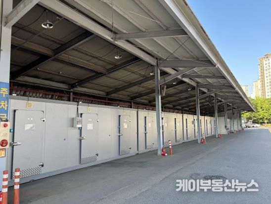 안양농수산물도매시장 저온저장고 설치 사진.