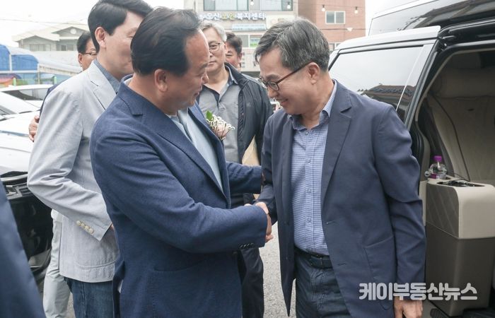 이권재 오산시장, 김동연 경기도지사 만나 경기도 특별조정교부금 지원 건의