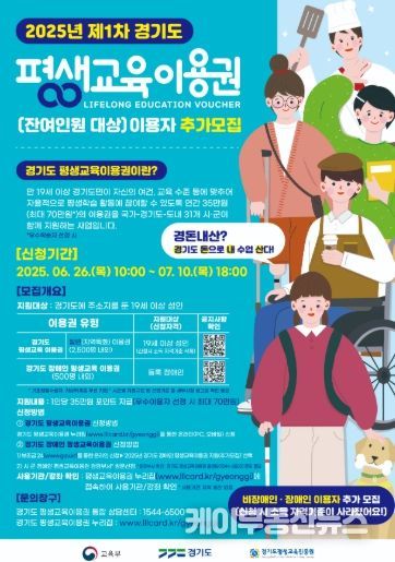 1차 평생교육 이용권 신청 안내문
