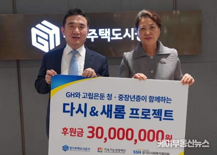 GH, 고립은둔 청‧중장년층 사회복귀 위해 3천만 원 후원