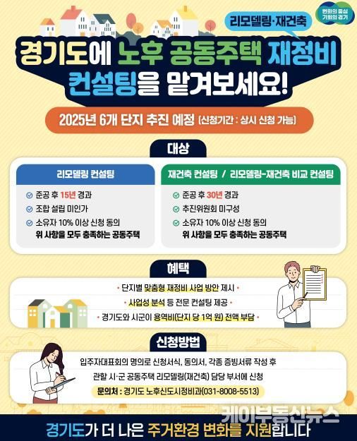 노후 공동주택 재정비 컨설팅 지원