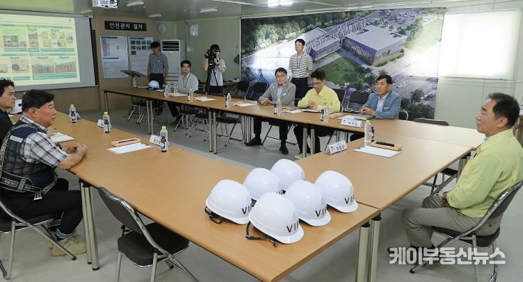 정장선 평택시장 폭염 대응 현장 점검