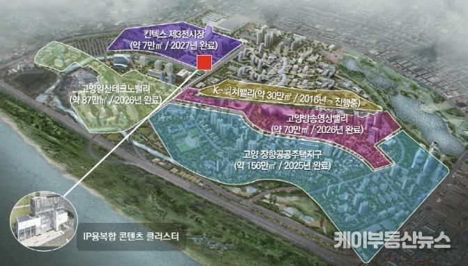 IP융복합 콘텐츠 클러스터 사업대상지 위치도